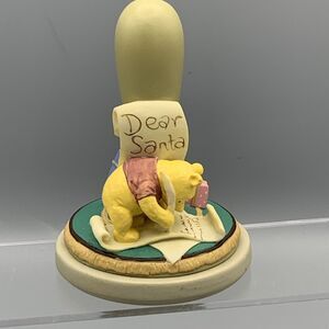 Disney 1996 Brown Bag Cookie Art Stamp Winnie the Pooh Dear Santa Christmas Gift